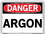 Vestil  SI-D-47-B-AL-063 sign-danger -47 12.5x9.5 aluminum .063