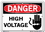 Vestil  SI-D-57-A-AL-040 sign-danger -57 10.5x7.5 aluminum .040