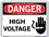 Vestil  SI-D-57-B-AL-063 sign-danger -57 12.5x9.5 aluminum .063