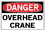 Vestil  SI-D-61-D-AL-080 sign-danger-61 18.5x12.5 aluminum .080