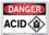 Vestil  SI-D-67-A-AL-040 sign-danger -67 10.5x7.5 aluminum .040
