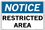 Vestil  SI-N-02-D-AL-063 sign-notice-02 18.5x12.5 aluminum .063