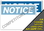 Vestil  SI-N-02-D-AL-063 sign-notice-02 18.5x12.5 aluminum .063