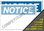 Vestil  SI-N-09-E-AC-130 sign-notice-09 20.5x14.5 alum comp .130