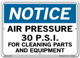 Vestil  SI-N-16-C-AC-130 sign-notice-16 14.5x10.5 alum comp .130