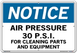 Vestil  SI-N-16-D-AC-130 sign-notice-16 18.5x12.5 alum comp .130