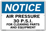 Vestil  SI-N-16-D-AL-063 sign-notice-16 18.5x12.5 aluminum .063