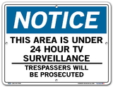 Vestil  SI-N-18-B-AL-080 sign-notice -18 12.5x9.5 aluminum .080