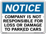 Vestil  SI-N-21-C-AL-063 sign-notice-21 14.5x10.5 aluminum .063