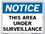 Vestil SI-N-24-B-AL-063 sign-notice -24 12.5x9.5 aluminum .063