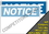 Vestil SI-N-24-B-AL-063 sign-notice -24 12.5x9.5 aluminum .063