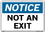 Vestil SI-N-28-E-AL-080 sign-notice-28 20.5x14.5 aluminum .080