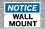 Vestil SI-N-28-E-AL-080 sign-notice-28 20.5x14.5 aluminum .080