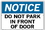 Vestil SI-N-29-D-AL-040 sign-notice-29 18.5x12.5 aluminum .040