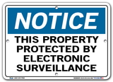 Vestil SI-N-35-A-AL-063 sign-notice -35 10.5x7.5 aluminum .063