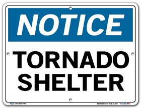 Vestil SI-N-66-B-AL-080 sign-notice -66 12.5x9.5 aluminum .080