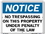 Vestil SI-N-68-B-AL-063 sign-notice -68 12.5x9.5 aluminum .063