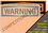 Vestil SI-W-02-C-AL-063 sign-warning-02 14.5x10.5 aluminum .063