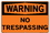 Vestil SI-W-03-D-AC-130 sign-warning-03 18.5x12.5 alum comp .130