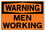 Vestil SI-W-07-D-AL-080 sign-warning-07 18.5x12.5 aluminum .080