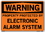 Vestil SI-W-12-E-AL-040 sign-warning-12 20.5x14.5 aluminum .040