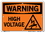 Vestil SI-W-13-A-AC-130 sign-warning-13 10.5x7.5 alum comp .130