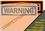 Vestil SI-W-13-C-AL-080 sign-warning-13 14.5x10.5 aluminum .080