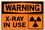 Vestil SI-W-14-D-AC-130 sign-warning-14 18.5x12.5 alum comp .130