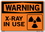 Vestil SI-W-14-E-AL-040 sign-warning-14 20.5x14.5 aluminum .040