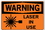 Vestil SI-W-44-D-AL-080 sign-warning-44 18.5x12.5 aluminum .080