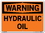 Vestil SI-W-53-C-AL-040 sign-warning-53 14.5x10.5 aluminum .040