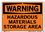 Vestil SI-W-59-A-AL-040 sign-warning-59 10.5x7.5 aluminum .040