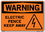 Vestil SI-W-64-E-AL-063 sign-warning-64 20.5x14.5 aluminum .063