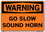 Vestil SI-W-66-E-AL-040 sign-warning-66 20.5x14.5 aluminum .040