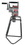 Vestil SIREN-120 siren - hand crank - floor stand, Price/EACH