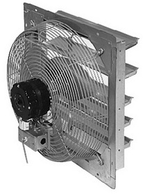 Vestil SME-18 shutter mounted exhaust fan 18in blade