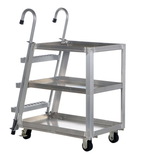 Vestil SPA3-2236 stock picker aluminum 22 x 36 1000 lb