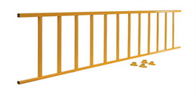 Vestil SPR-120-Y yellow semi-permanent barrier/railing