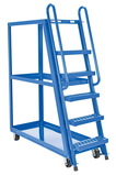 Vestil SPS-HF-2252 high frame cart 21.5x50.75mold-on-rubber