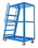 Vestil SPS-HF-2852-5PU high frame cart 27.5 x 51 poly-on-steel, Price/EACH