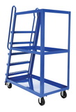 Vestil SPS-HF-2852-6MR high frame cart 27.5x51 rubber-on-steel