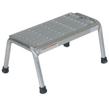 Vestil SSA-1 aluminum step stand - 1 step - welded