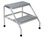 Vestil SSA-2-KD aluminum step stand - 2 step knock-down, Price/EACH