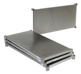 Vestil SSS-2448-SK stainless steel shelving kit 48 x 24 in