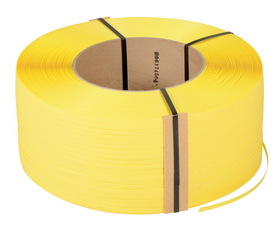 Vestil ST-38-9X8-YL yellow poly strapping 12900 ft 9 x 8