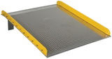 Vestil TAS-10-5472 aluminum dock board steel curb 10k 54x72