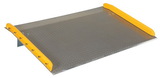 Vestil TAS-10-7248 aluminum dock board steel curb 10k 72x48