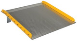 Vestil TAS-15-5460 aluminum dock board steel curb 15k 54x60
