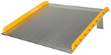 Vestil TAS-15-6060 aluminum dock board steel curb 15k 60x60