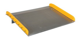 Vestil TAS-20-6048 aluminum dock board steel curb 20k 60x48